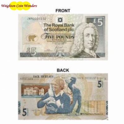 2005 Royal Bank of Scotland Plc £5 – Jack Nicklaus 2005 Royal Bank of Scotland Plc £5 – Jack Nicklaus